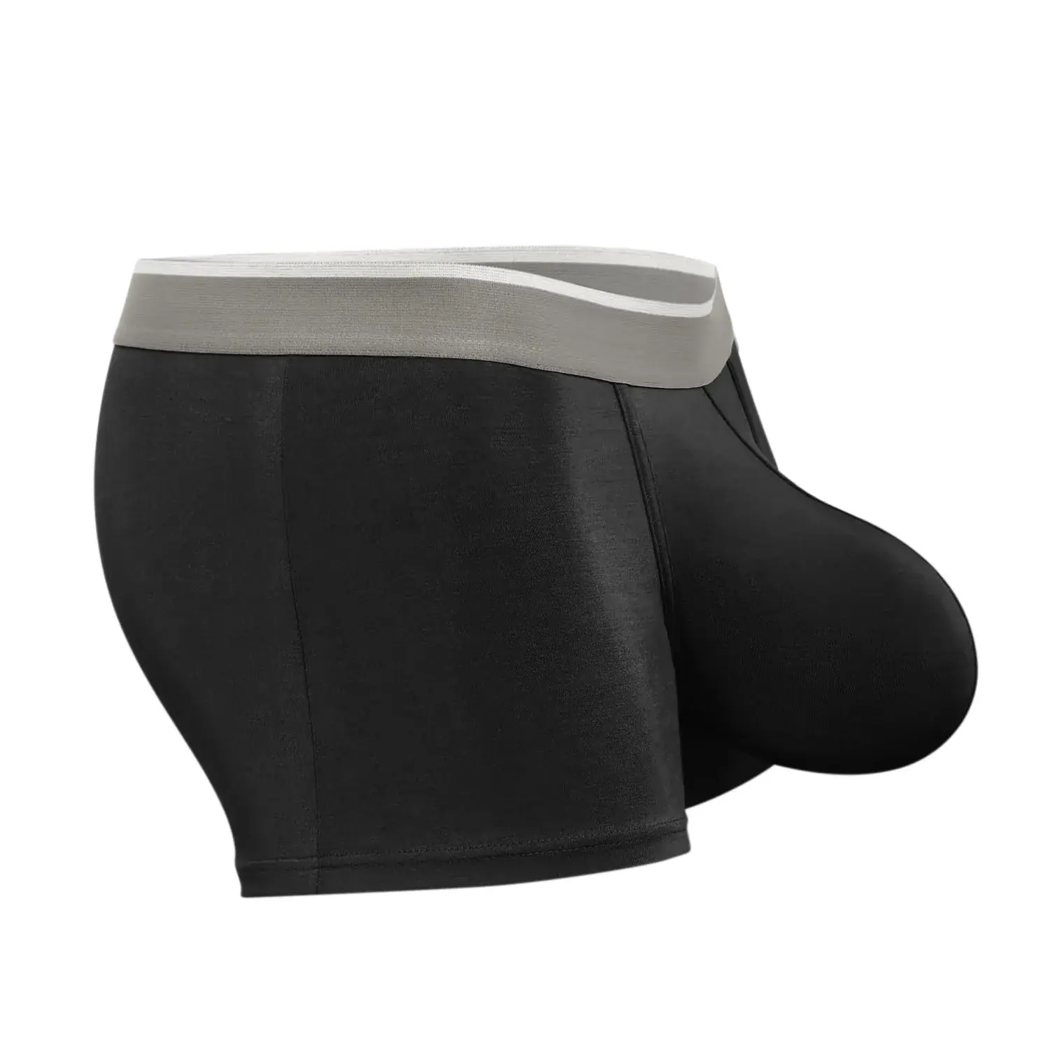 Cueca boxer masculina premium, cueca grande com bolsa extra grande, aumento de protuberância, respirável, leve, boxers masculinos — image 11