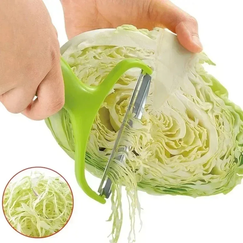 Peeler Vegetables Fruit Stainless Steel Cabbage Graters Salad Potato Slicer Kitchen Accessories Cooking Tools Wide Mouth — image 7