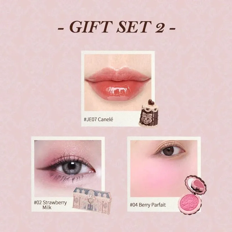 Flowerknows make-up Dárkové sady Little Angel Bunny Zahradní mušle Šperky Glaze na rty Tvářenka Flower Know SWEETIE BEAR Blush korektor