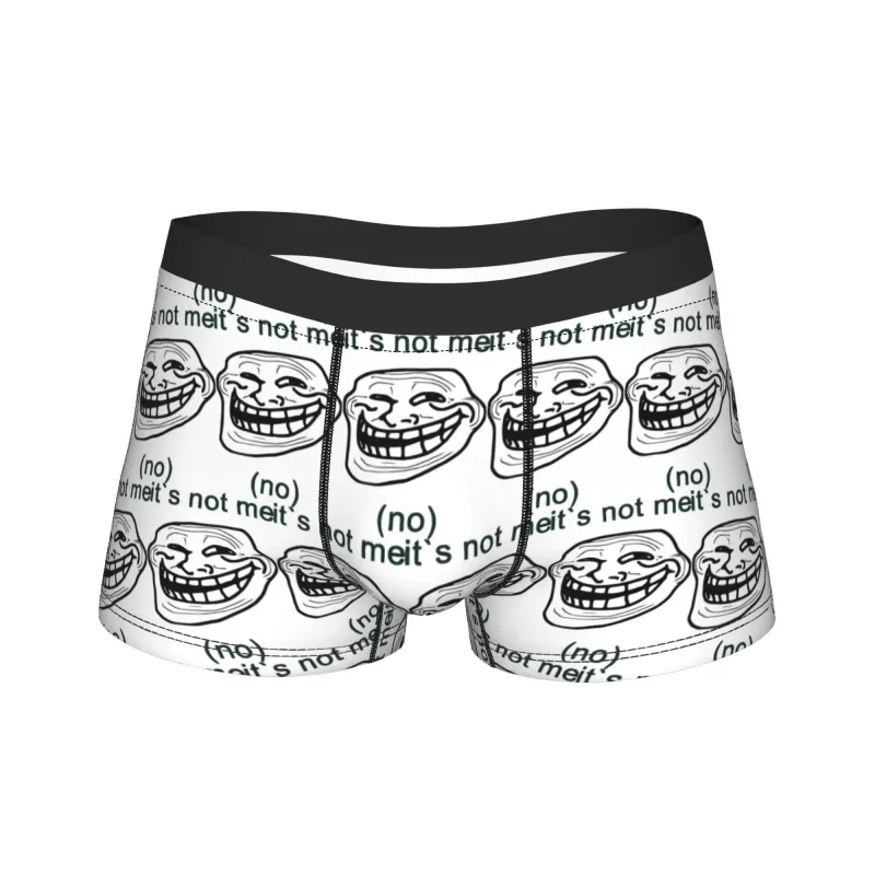 Rage Comic Trollfac Trunk Funny Anime Pouch Underwear Hot Sale Corak Boxer Brief Selesa Lelaki Seluar Dalam Plus Saiz — image 11