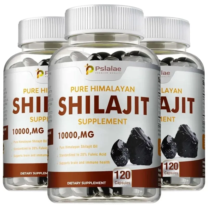 100% High Purity Shilajit Mineral Supplement - Improve Performance Relieve Stress Improve Mood Increase Male Size Non-GMO