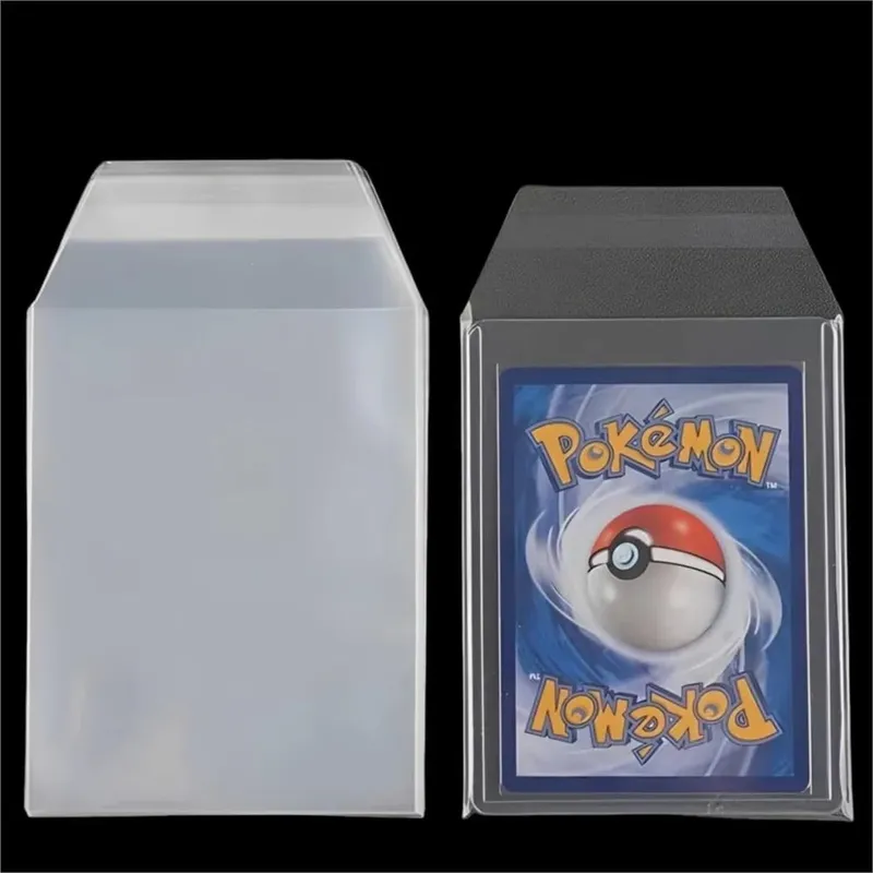 100PCS Clear Protective Sleeves Fit For 35PT-100PT Hard Plastic Card Holder For Pokemon TCG Game Trading Sports Cards Protector — image 2