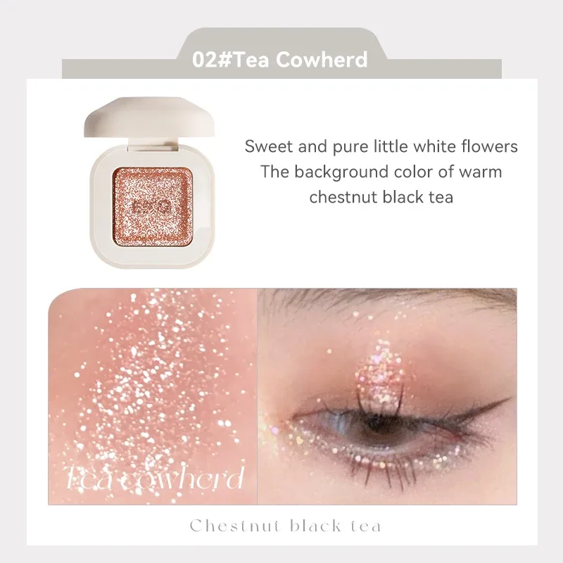 Clear Focus Monochrome Eye Shadow with Mirror Monochrome Eye Shadow Is Suitable for Local Brightening of Eye Makeup — image 10