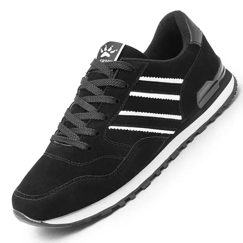 2025 New High Quality Men's Sneakers Leather Casual Shoes Autumn Breathable Men Shoes Male Flat Shoe Men's Casual Shoes — image 1