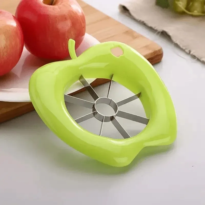 1pc Stainless Steel Apple Slicer - Manual Square Blade Kitchen & Dining Tool Ideal for Outdoor/Camping Outdoor kitchenware — image 8