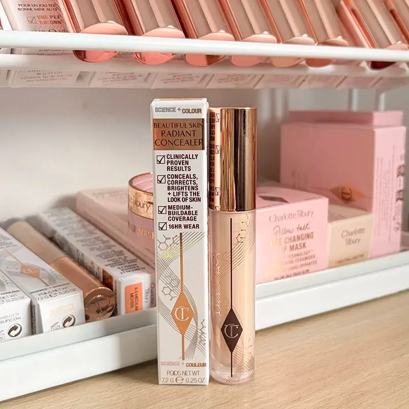 Charlotte Highlighter Foundation Continuamente Textura da Maquiagem Hidratante Corretivo Fixador Spray Essência Tilbury Cosmetic