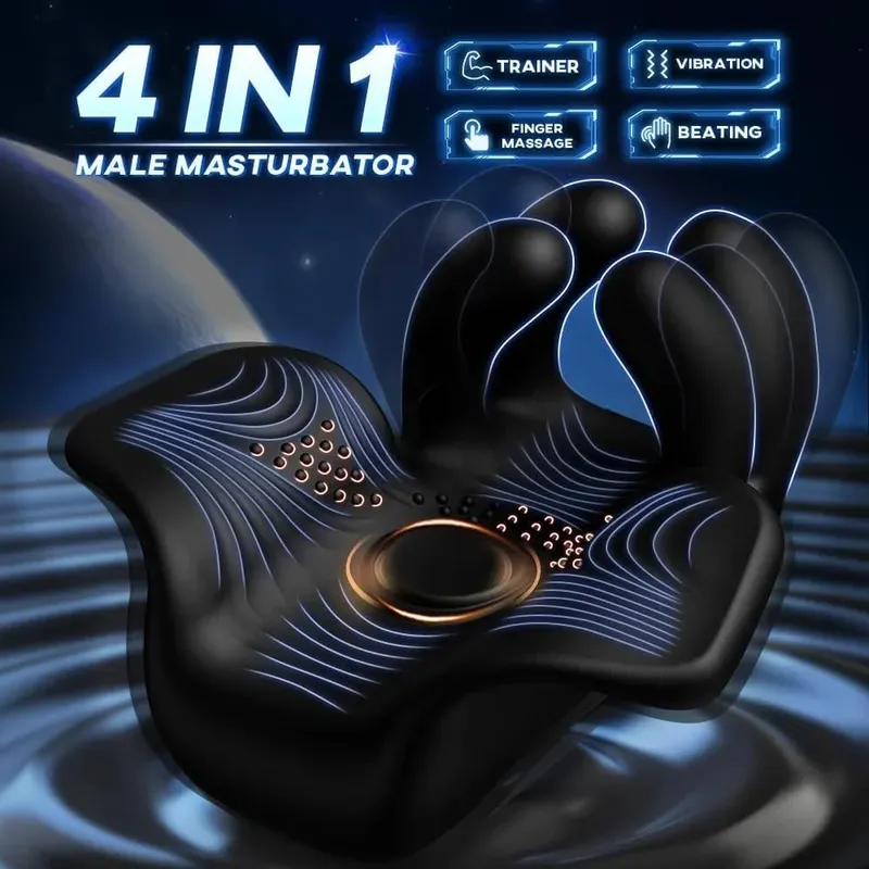 Vibrator For Men Tapping Flapping Glans Massager Sex Machine Penis Delay Trainer Automatic Male Masturbator Sex Toys for Adult