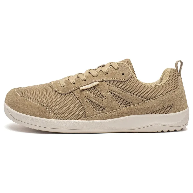 Sapatos descalços para mulheres homens zero gota larga toe box tênis minimalista rendas até tênis de corrida leves