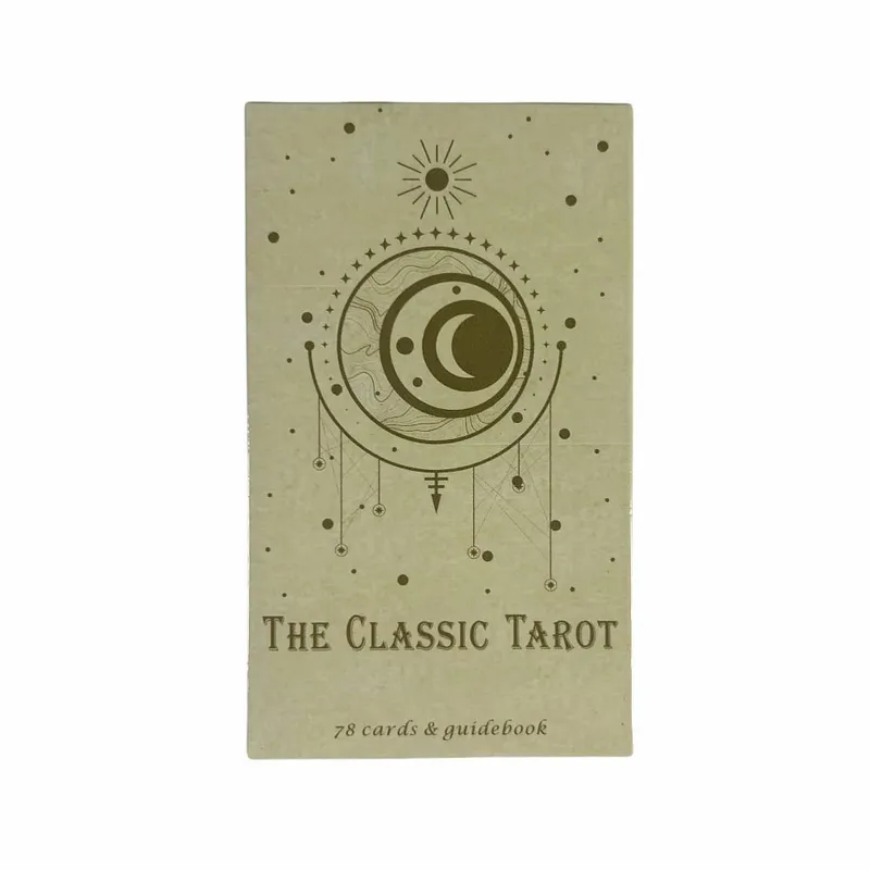 1/3/5 Pcs O clássico baralho de cartas de tarô para iniciantes fáceis Destino Fortune Telling Party Jogo de tabuleiro de mesa atacado