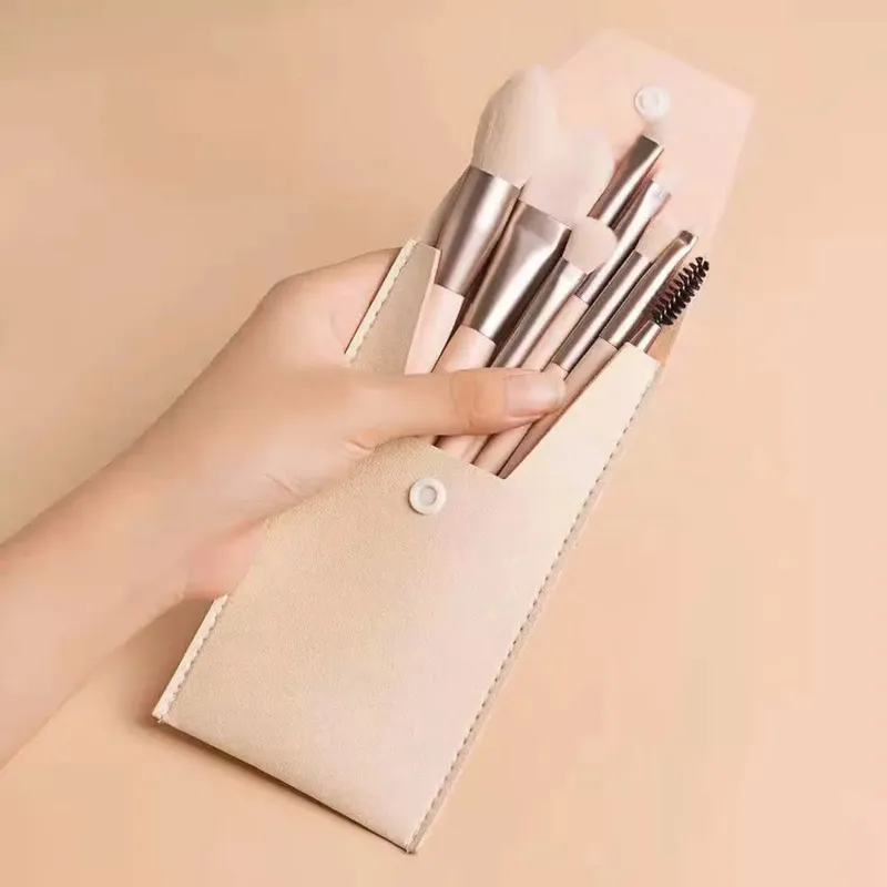 8Pcs Mini Soft Makeup Brushes Set Foundation Blush Powder Eye Shadow Highlighter Blending Make Up Cosmetic Brush Beauty Tool