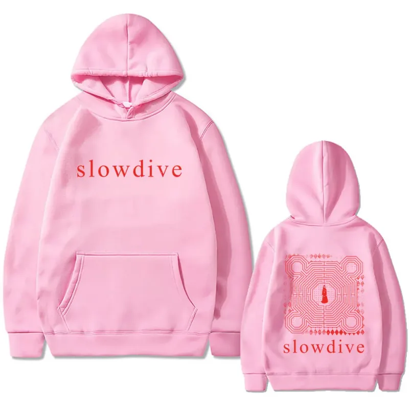 Rock Band Slowdive Everything Is Alive Print Hoodie Tour 90s Classic Vintage Men Women Oversized Streetwear Male Casual Hoodies — image 4