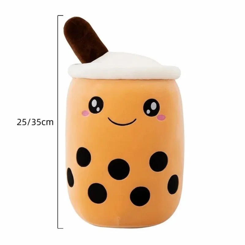 New 25/35cm Bubble Tea Pillow Soft Cushion Pillow Boba Pillow Home Decor — image 7