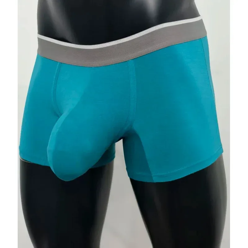 2026 Modal Quần Lót Boxer Nam Túi Lớn Thoải Mái Thời Trang Đồ Lót Gợi Cảm