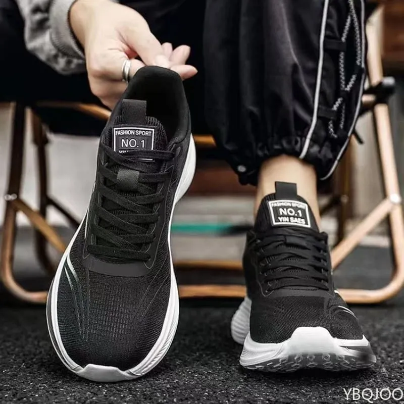 Spring summer new men casual comfortable shoes simple lace up Lightweight men's sneakers fashionable versatile running shoes — image 4