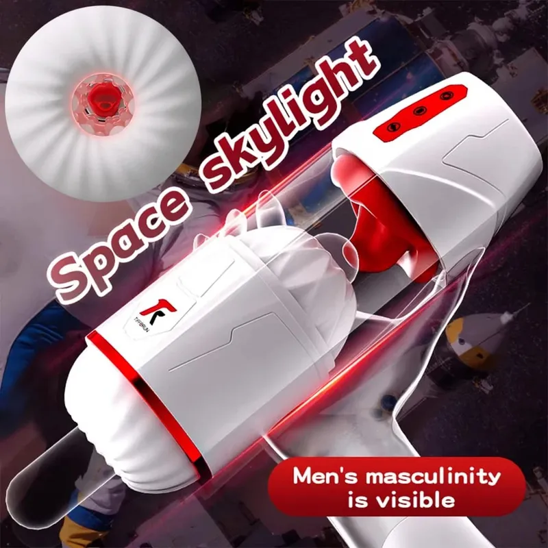 Automatic Male Masturbators-with 10 Sucking & Tongue licking & Vibrating Modes Blowjob Masturbation Cup Sex Toys for Men Coupes — image 5