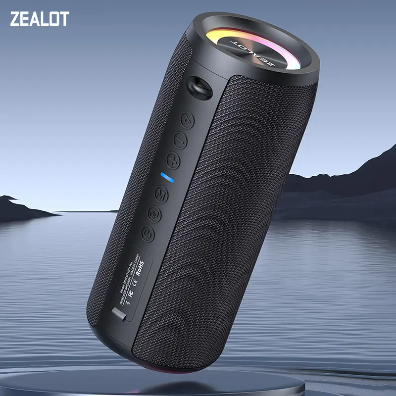 Zealot-S51Pro 40W 고출력 블루투스 스피커 3D 스테레오베이스 블루투스 스피커 휴대용 IPX5 방수 적합한 TWS 붐 박스
