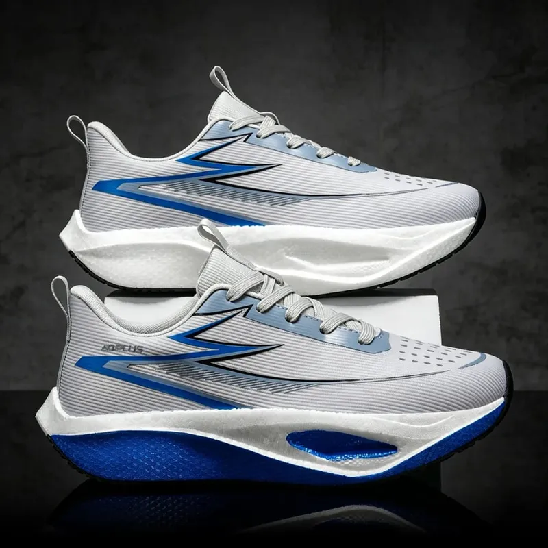 Men Sports Speciality Running Shoes Carbon Board Breathable Lightweight Women's Comfortable Athletic Nonskid Marathon Sneakers — image 4