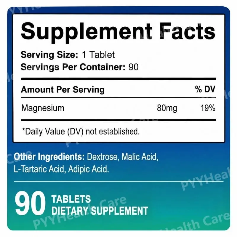 Molecular Hydrogen Tablets with Magnesium for Water Drink Muscle Relaxation Energy Metabolism Bone Health Support 90 Tablets