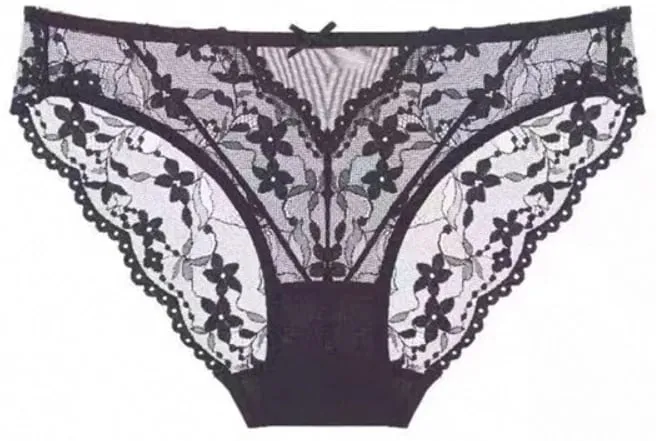 Set Lingerie Renda Lengan Flutter Prancis Wanita Bra Minimizer Punggung Cantik Seksi Bersirkulasi Cup Tipis Berkawat Lembut 32 ‑ 38