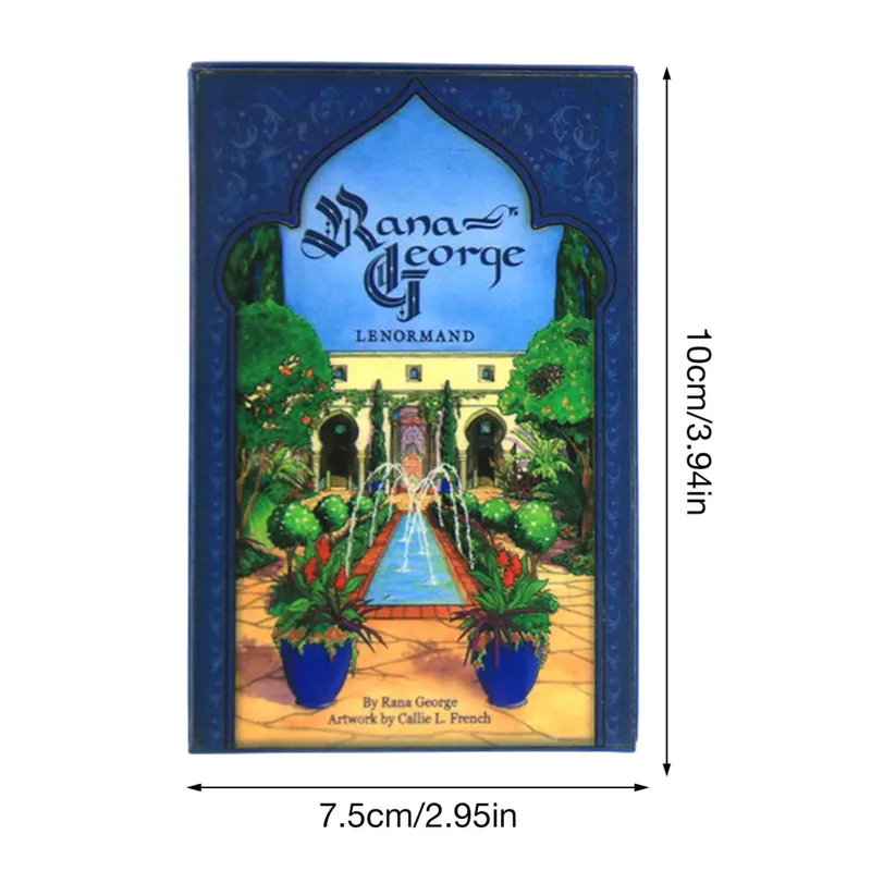 Rana George Lenormand Oracle Cards Board Game Oracle Tarot Cards Party Divination Poker — image 3