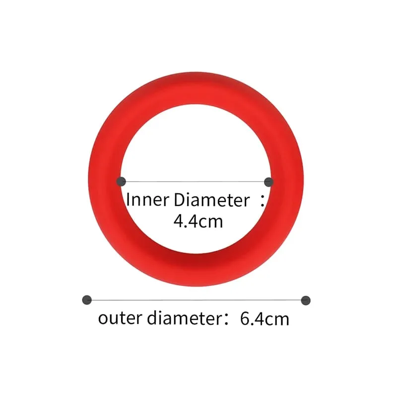 Male Penis Cock Ring Silicone Ball Stretcher Lock Delay Ejaculation Scrotum Testis Restraint Sex Toys for Men — image 7