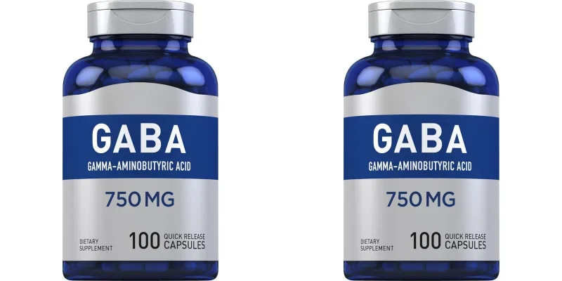 750mg Gamma-Aminobutyric Acid 100 Quick Release Capsules Non-GMO & Gluten Free Dietary Supplement for adult — image 8