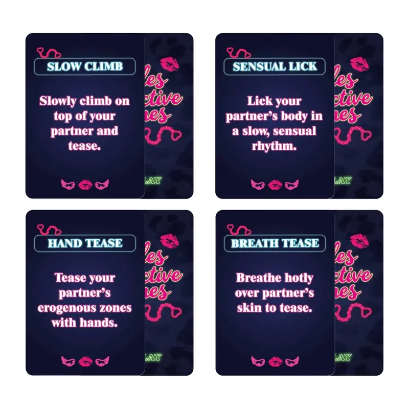 50Pcs Couple Game Cards Interactive Funny Conversation Cards Adults Enhance Relationship Entertainment Card Game Gift