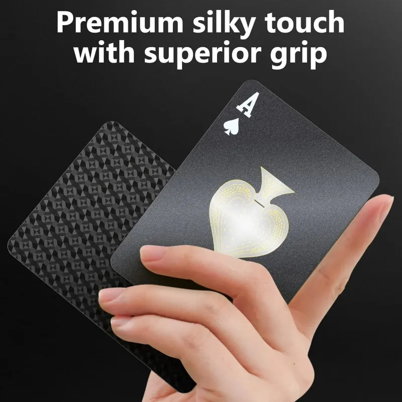 Luxury Color Playing Cards: Waterproof PVC Poker Suit Unique Designer Deck for Magic Tricks Board Game Gift for Adults — image 4