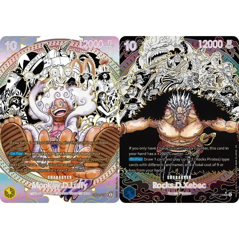 Collection Cards Monkey D. Luffy EB04-061 OPCG EN Shining Creativity Rare Holographic Embossed Textured Foil Card — image 5