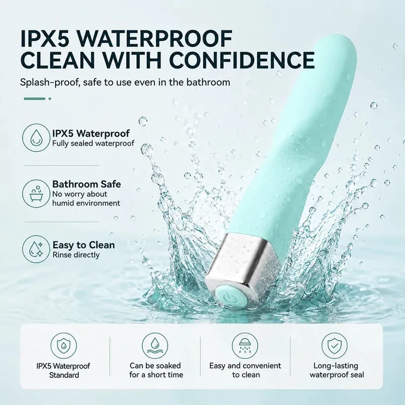 16 Modes Dildo Vibrator for Women G Spot Clitoral Vaginal Stimulator Quiet Portable Slim Personal Massager Adult Sex Toy
