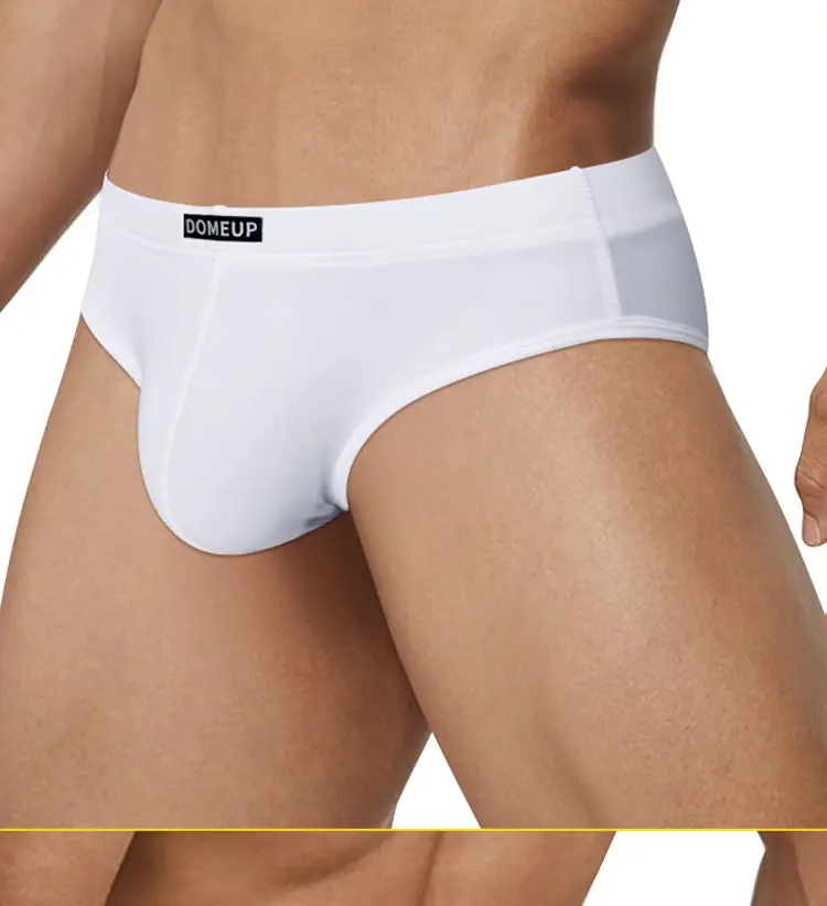 Men's Soft Solid Bikini Briefs, Elastic Wide Waistband 3D Support Pouch, Skin-Friendly Breathable Daily Casual Underwear — image 16