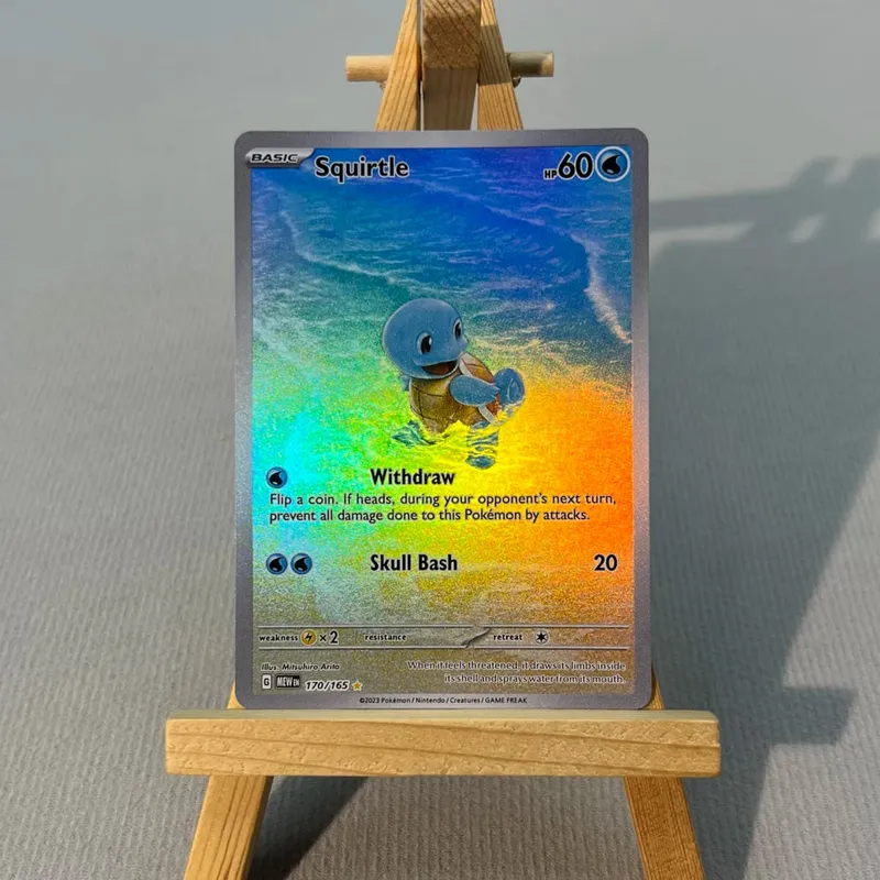 MEW PTCG13-003 Tcg proxy PKM Cards Charizard ex Bulbasaur Charmeleon Rare Collection Battle Toys Gifts for Hobbies home play