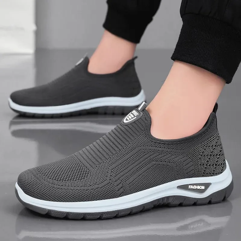 Men Casual Shoes Breathable Sneakers Mens Lightweight Walking Running Shoes Slip on Loafers for Couple Zapatillas Hombre Size 44 — image 5