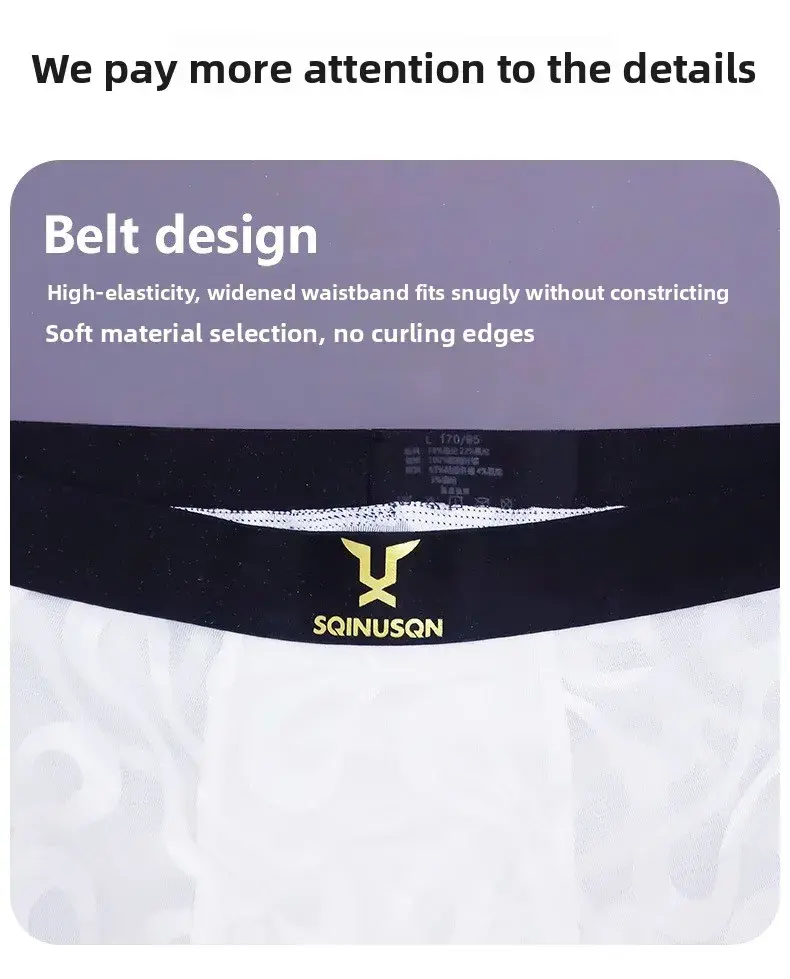 2PCS Seluar Boxer Berbondong-bondong Mesh Tipis Lelaki dengan Pinggang Anjal Lebar Regangan Tinggi Pelbagai Warna Pilihan Ditambah Saiz Pakaian Lelaki