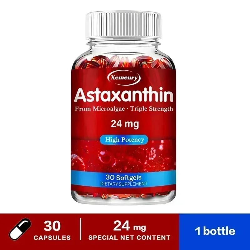 Astaxanthin 24 Mg - Meningkatkan Kesehatan Kardiovaskular Mempercepat Metabolisme Menjaga Kesehatan Sendi Mata dan Kulit Antioksidan — image 9
