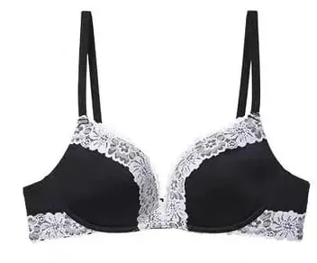 Sheer Mesh French Lace Bra Set Women Sexy Push Up Brassiere Wireless Soft Support No Underwire Lingerie Suit 32‑38AB — image 5