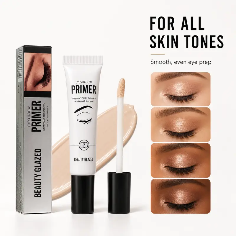 1PC Eyeshadow Makeup Primer Smooth & Crease-Resistant Eye Makeup Waterproof Long-Lasting Wear Translucent Shade Eye Base Primer — image 1