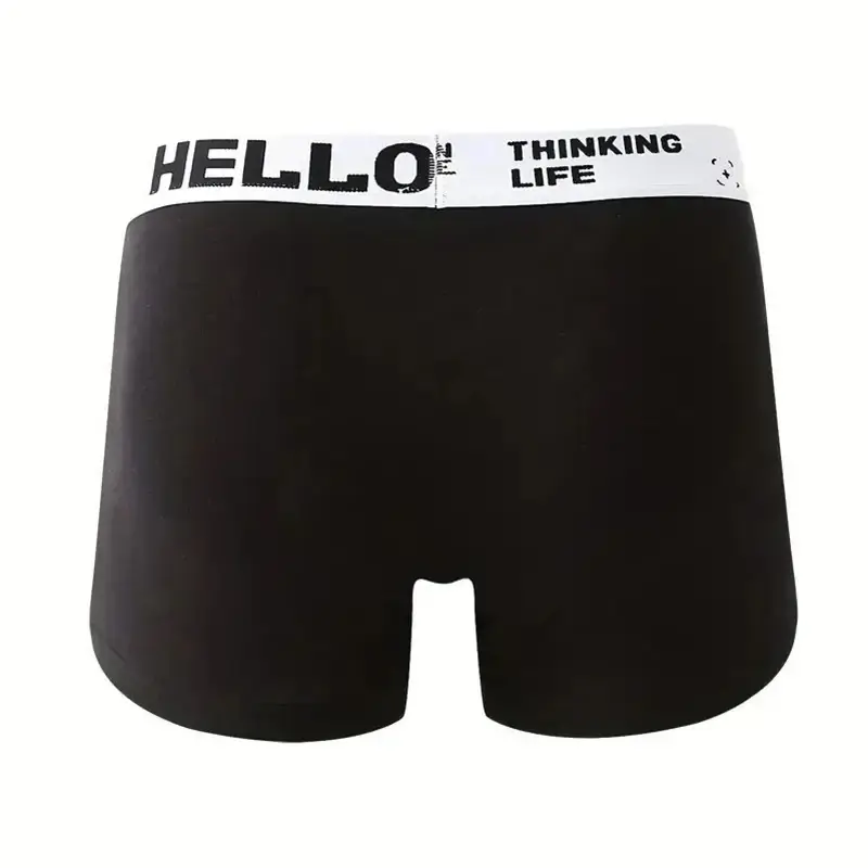 5 pçs roupa interior masculina boxers sexy cuecas confortáveis ​​respirável moda meninos calcinha boxershorts masculino 3256805433924630