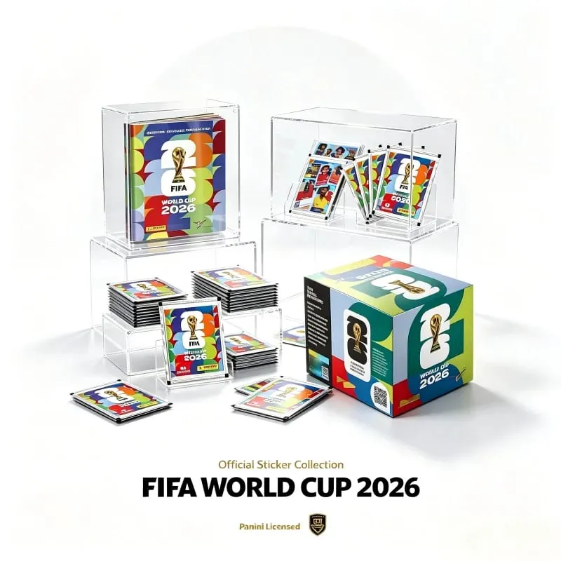 2026 World Cup Official Panini Sticker Collection Mystery Card Games Football Player Collectible Blind Pack Fan Souvenir Gift. — image 1