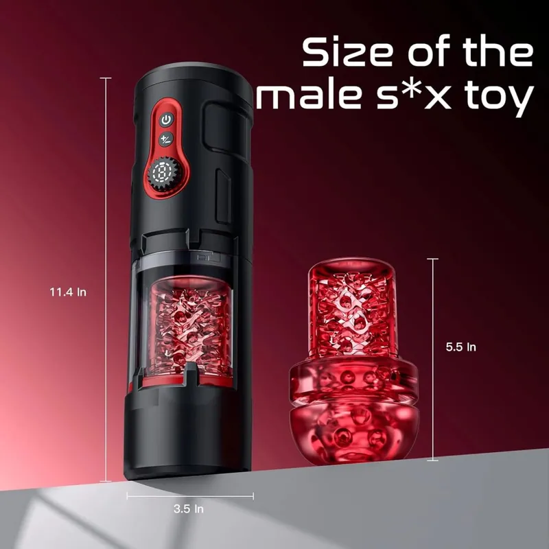 Automatic Male Masturbator Pocket Pussy 5 Thrustings 9 Rotations Penis Pump Masturbation Cup Adult Sex Toys for Men