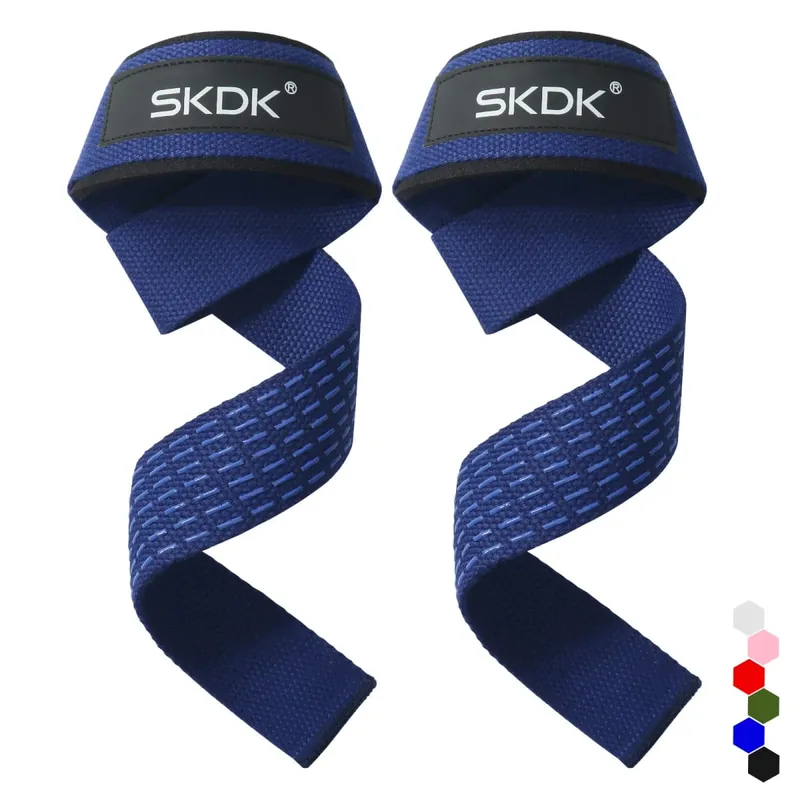 1 Pair Weightlifting Wrist Straps Strength Training Adjustable Non-slip Gym Fitness Lifting Strap Wrist Support Sports Grip Band