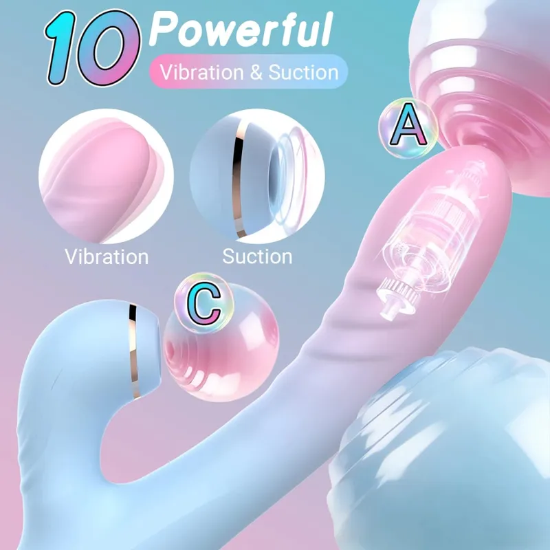 Dildo Vibrator Sucking Vacuum Stimulator For Female G-Spot Clitoris Stimulator Vagina Massager Dildo Sex Toys for Women