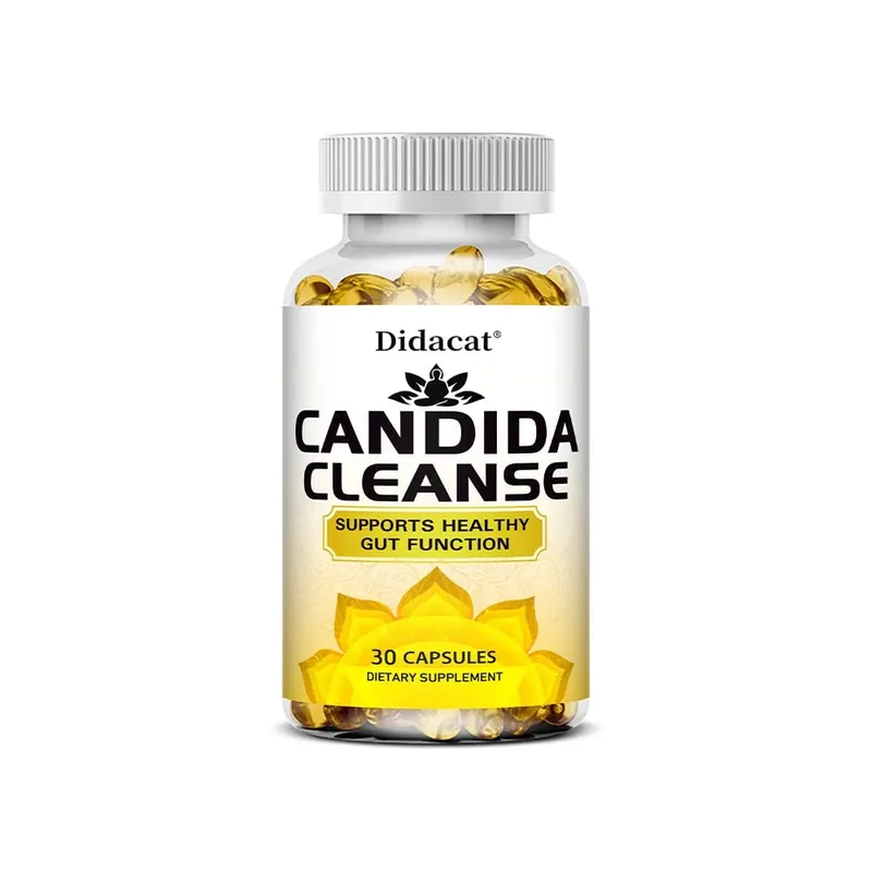 Candida Cleanse-contém ervas naturais e probióticos para apoiar a função intestinal saudável e a saúde imunológica, adequado para unissex — image 8