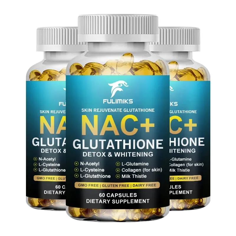 Glutathione & NAC Detox Formula Capsules Supports Antioxidant Protection Liver Function Skin Brightening & Immune Balance — image 9