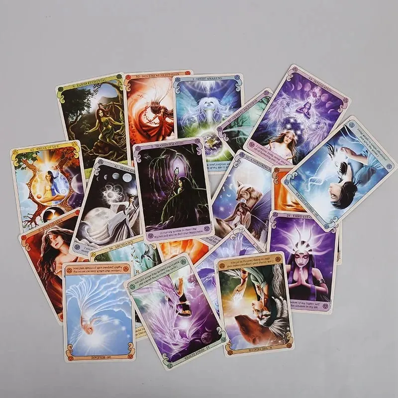 Conscious Spirits Oracle Card A 45 Cards Durable Fashionable Party Fun Playing Card Tarot Card Deck Board Games