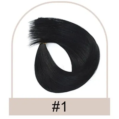 Straight 6D Hair Extensions Human Hair High Quality Real Virgin Human Hair Invisible Human Hair Extension Second Generation 6D