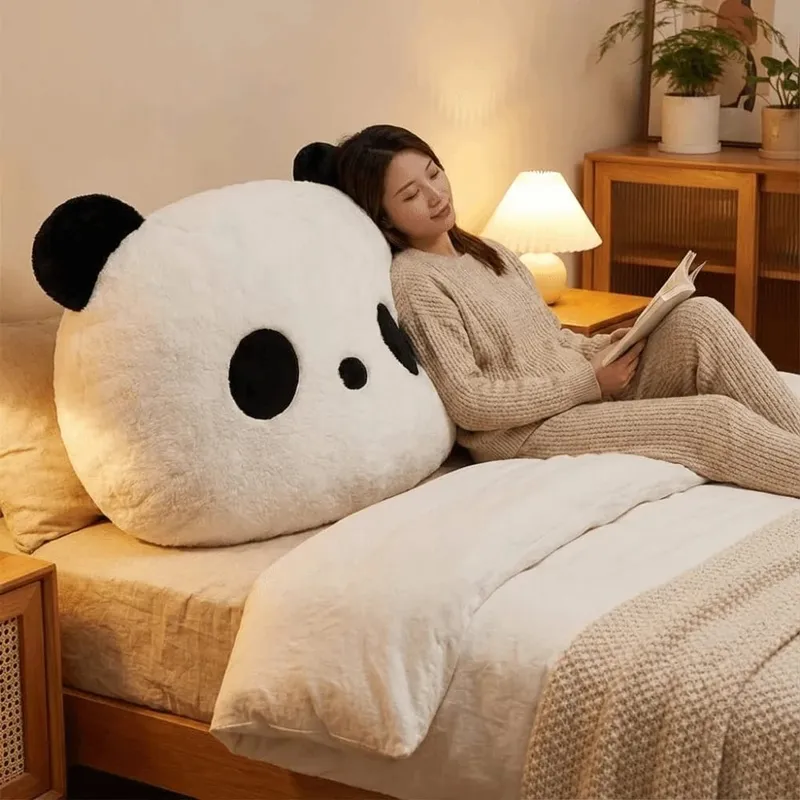 Cuscino panda in peluche di peluche Cuscino per camera da letto Divano Decorazione per la casa Cuscino panda farcito Cuscini panda kawaii da 30 cm