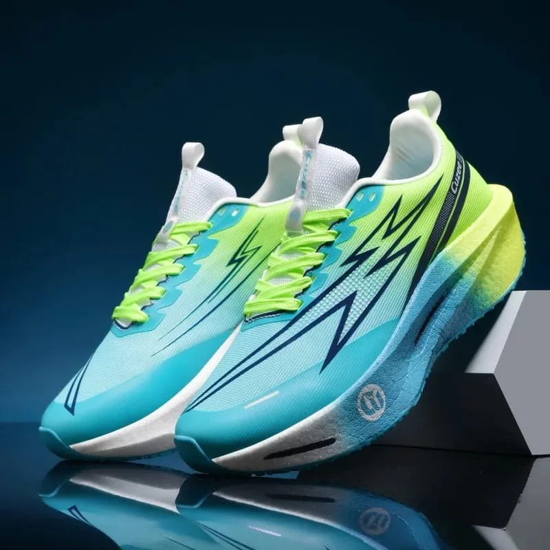 Men Running Shoes Carbon Board Speciality Marathon Sports Breathable Lightweight Women's Comfortable Athletic Leisure Sneakers