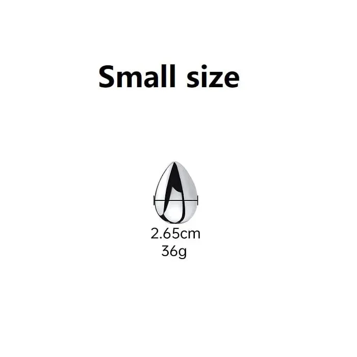 Small medium large 3 balls set metal anal hook beads head butt plug dilator prostate massager insert bdsm sex toy for male