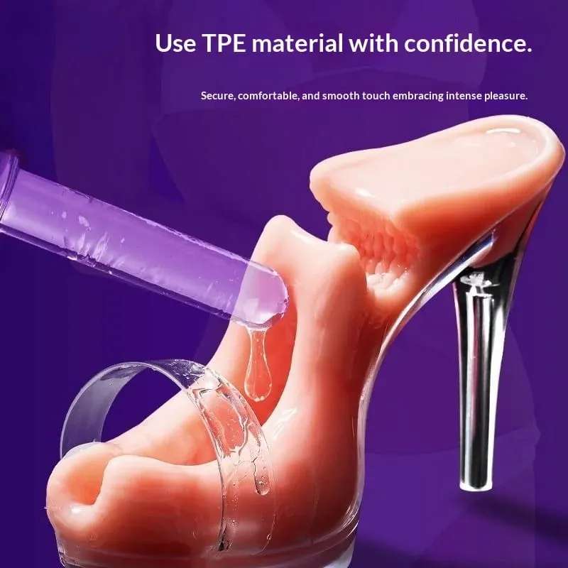Winkwinkey High Heel Style Foot Stimulation Cup Soft Silicone Adult Toy for Personal & Couple Intimate Play — image 3